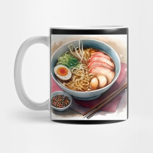 ramen bowl - ukiyo-e ramen bowl noodles Mug